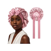 Kadın Saç Bakımı Saten Bonnet Uyku Bonesi, İpek Ayarlanabilir Uyku Bonesi, Elastik Bonnet İpek Başlık, Uyku İçin Yumuşak, Gece Saç Bonesi, Kadınlar İçin 0