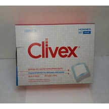 Clivex Şeffaf PU Emici Pedli Pansuman Örtü 9 x 10 CM