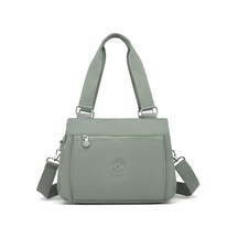 Krinkıl Kumaş Kadın Omuz Çantası Smart Bags 1125 Yeşil Yeşil