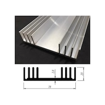 Led Soğutucu Alüminyum Led Soğutucu Power Led Soğutucu 78x20 Mm