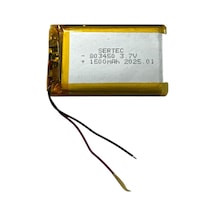 Sertec 803450 3.7v 1500mah Li-polymer Pil Devreli/1.5a