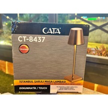 Tr Ct-8437 İstanbul Şarjlı Masa Lambası Dokunmatik Tek Anahtar İle 3 Renk Yapma Genel