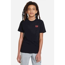 Tshirthane Rush Baskılı Unisex Çocuk Siyah T-Shirt