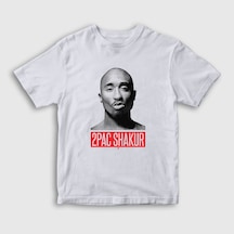 Presmono Unisex Çocuk Gun Tupac Shakur T-Shirt