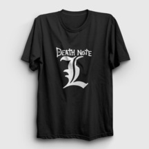 Presmono Unisex Logo L V3 Anime Death Note T-Shirt