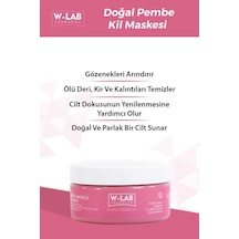 W-Lab Cosmetics Arındırıcı Doğal Pembe Kil Maskesi 250 ML