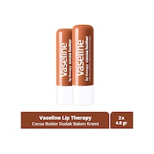 Vaseline Lip Therapy Dudak Bakım Kremi Cocoa Butter 4.8 Gr X2