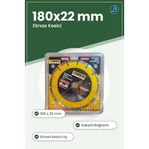 Soketli Elmas Daire Testere Bıçağı 180x22 Mm Hassas Kesim Diski E