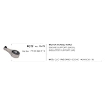 Motor Takozu Arka 10471 Clıo-ı Megane-ı Scenıc-ı Kango 7700849715 7700805120 7700849715 7700805120