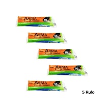 Arma Standart Büyük Boy 50 Litre Çöp Torbası Poşeti / 65 x 80 CM - Mavi - 10 Adetlik 5 Rulo