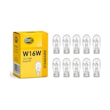 W16w T15 12v 16w Geri Vites Ve İç Aydınlatma Ampulü  10'lu Paket