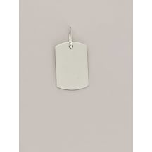 Omar Silver Asker Künye Kolye Ucu Orta Boy (504191800)