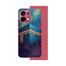 Oppo A6 Pro Uyumlu Kabe1 Baskılı Silikon Kılıf Renkli