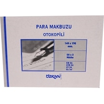 Özkan Otokopili Para Makbuzu 50x3 Nüsha1 adet