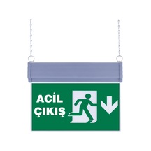 Sg051-a3 Çift Yönlü Acil Yönlendirme Armatürü Zincirli Acil Çıkış Aşağı C6c40