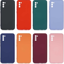 Samsung Uyumlu Galaxy A02S Kilif Içi Kadife Disi Mat Lansman Kapak 502983678