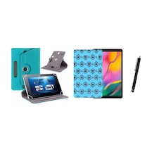 Concord C-778 Plus 9 Uyumlu Set Universal Tablet Kılıfı Nano Ekran Koruyucu+kalem
