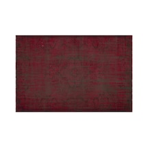 El Dokuması Vintage Yün-pamuk Kırmızı Halı 24272 180 X 266 Cm