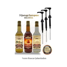 Premıum Vanilya - Karamel-beyaz Çikolata Aromalı Kahve Şurubu 750 Ml X 3 Adet Diğer