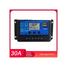 Hangfox 12v/24v Otomatik Tanıyan 30a Pwm Güneş Kontrolörü, Led Ekran Ve 5v/2a Usb Çıkışı İle Güç Yönetimi