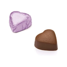 Melodi Çikolata Yaldız Mini Kalp Antep Fıstıklı Çikolata Pembe 500g
