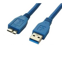 1.5 Metre USB 3.0 Taşınabilir HDD Harddisk Data & Güç Kablosu