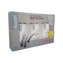Dermoskin Biotin Şampuan Kadın 3 Al 2 Öde Avantajlı Paket