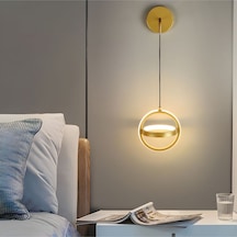 İç İçe Halka Sarkıt Led Beyaz Işık Ultra Power Led Avize B
