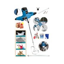 Böhrer HB0010T Devir Ayarlı 6 Kademeli 2400W Dark Blue Elektrikli Alçı Boya + Harç Karıştırıcı