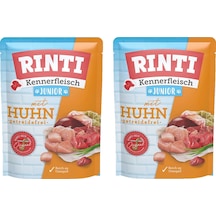 Rinti Pouch Tavuklu Yavru Köpek Yaş Mama 400 G X 2 Adet