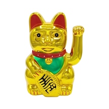 Maneki Neko El Sallayan Şans Kedisi Pilli No.3 Alk2933