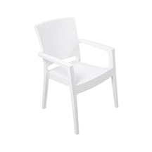Depootoptan Mandella Zeus Rattan Koltuk Beyaz