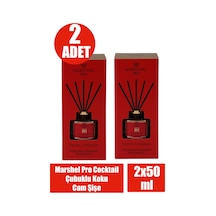 Marshel Pro Cocktail Çubuklu Koku Cam Şişe 50 Ml 2 Adet Cocon Serenite