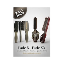 126 Fade X Fade Xx Saç Sakal Kesim Tarama Şekilleri Fırçası - Fade Fırça