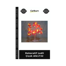 Özel Üretim Aydınlatmalı Ev Dekorasyonu Masaüstü Işıklı Süs Dekoratif Ledli Çiçek Alk1732 Çok Renkli