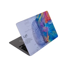Apple Uyumlu MacBook Pro Kılıf 13inç M1-m2 Kaplama Sticker Laptop Koruyucu A2338 İle Brainnl Beyaz