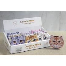 Taşlı Kedi El Aynası Alk3749 Diğer