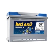 İnci̇ 12V 60 Amper 540A En Akü