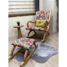 Asedia Rustik Naturel Retro Sallanan Sandalye Dinlenme Koltuğu