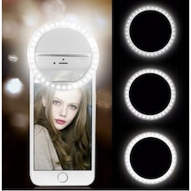 Selfie Işığı Ring Light Led Flash Beauty Light Taşınabilir Ledli