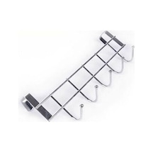 Novahub Jms Paslanmaz Çelik Ceket Havlu Askısı Raf Kanca Kapı Ev Banyo Rafı Gümüş Gümüş