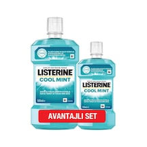 Listerine Coolmint Ağız Bakım 500 Ml+250 Ml