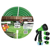 Venoa Garden Vgm35 Kırılmaz Örgülü Bahçe Su Hortumu 35 Mt 5 Parça