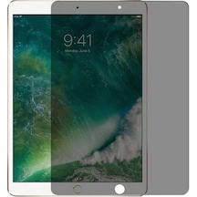 Maks Technology iPad Uyumlu Pro 10.5 7.nesil Mkst Tablet Privacy Temperli Cam Ekran Koruyucu - Siyah