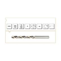 Makina Takım 3.8mm Hss Dın 338 Silindirik Saplı Kısa Taşlanmış Matkap Ucu