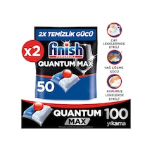 Quantum Max Bulaşık Makinesi Deterjanı Kapsül Tablet 100 Adet 2x50