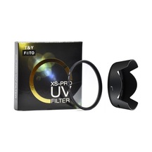 Nikon Af-s Dx Uyumlu 18-55mm G Vr Iı Lens Için 52mm Xs-pro Slim Uv Filtre + Hb-69 Parasoley