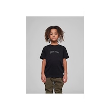 Ertaştrendstore Çocuk Unisex Baskılı T-shirt - Siyah