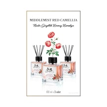 3'lü Middlemist Red Camellia Çubuklu Oda Kokusu 100 Ml Gül
