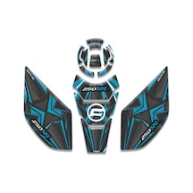 Cfmoto 250sr Uyumlu Tank Pad Set 2021-2026 05 Diğer